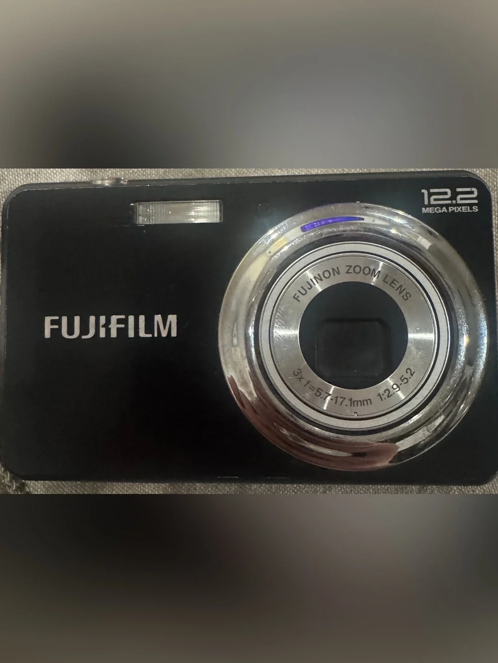 Fujifilm FinePix J38 12.2MP Vintage Black Digicam Digital Camera Retro Aesthetic